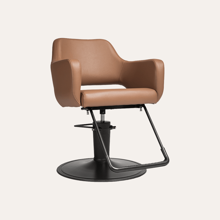 Keller International Chic Salon Chair Cappuccino / Black DSP-KEL-APCHR-K1175-T-CAPPUCCINO