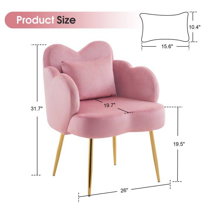 Brooks Salon Furnishing Cotton Candy Manicure Customer Chair