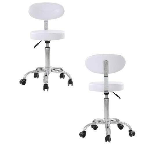 Beauty-Ace Seli Facial Stool with Backrest