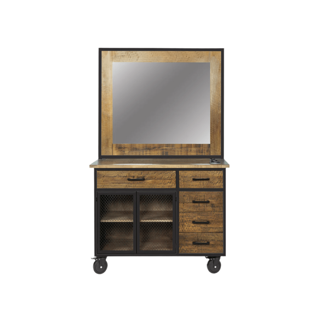 Keller International Sierra Reclaimed Double Sided Styling Station DSP-KEL-SYSTL-K7760D