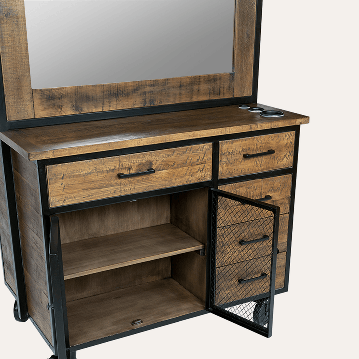 Keller International Sierra Reclaimed Double Sided Styling Station DSP-KEL-SYSTL-K7760D