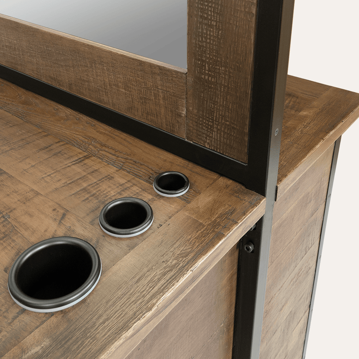 Keller International Sierra Reclaimed Double Sided Styling Station DSP-KEL-SYSTL-K7760D