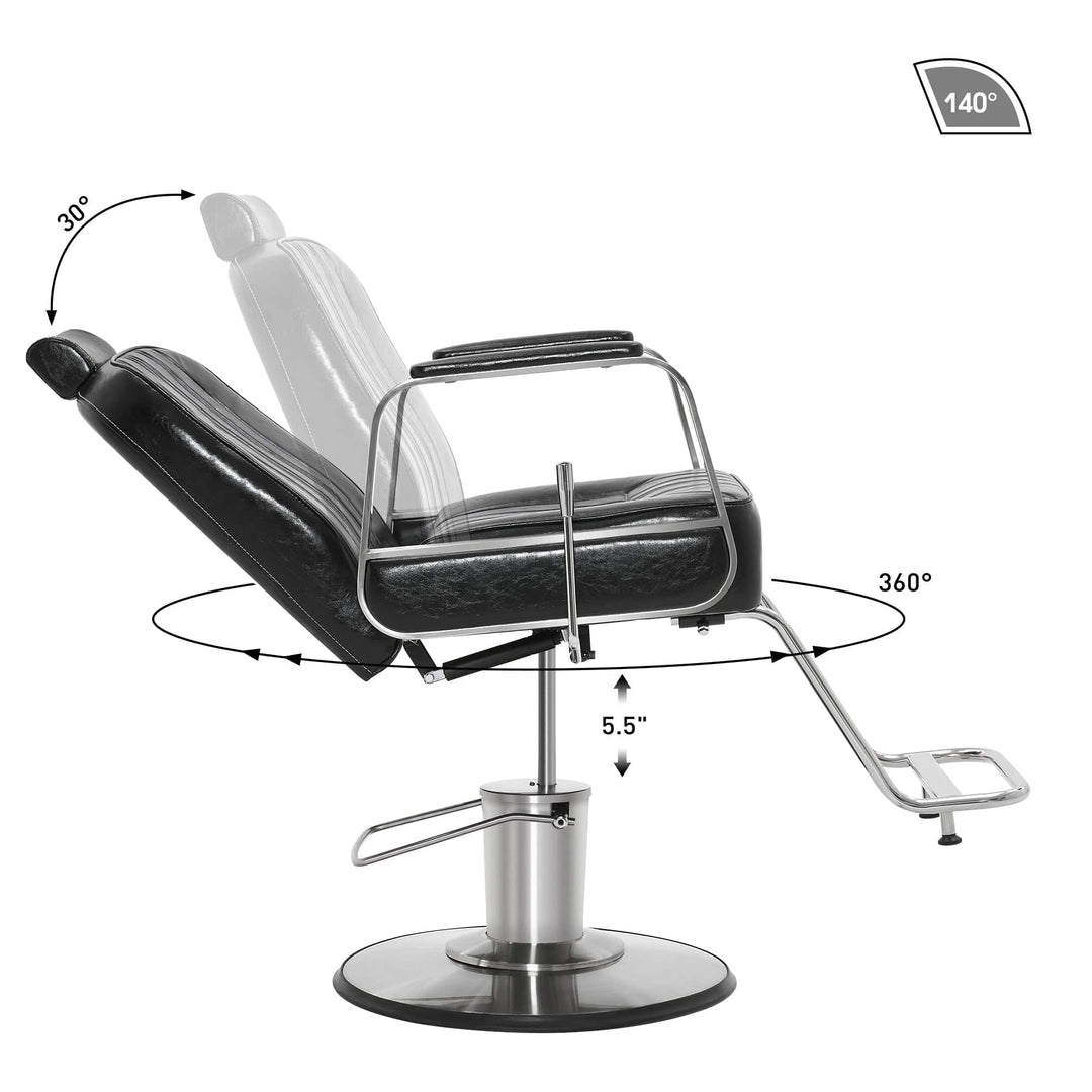 Brooks Salon Furnishing The Vanguard Barber Chair