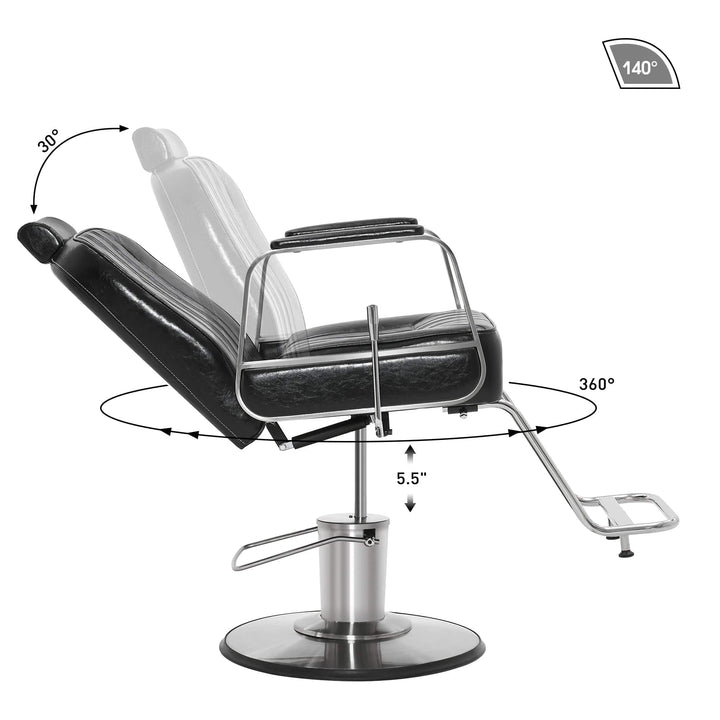 Brooks Salon Furnishing The Vanguard Barber Chair