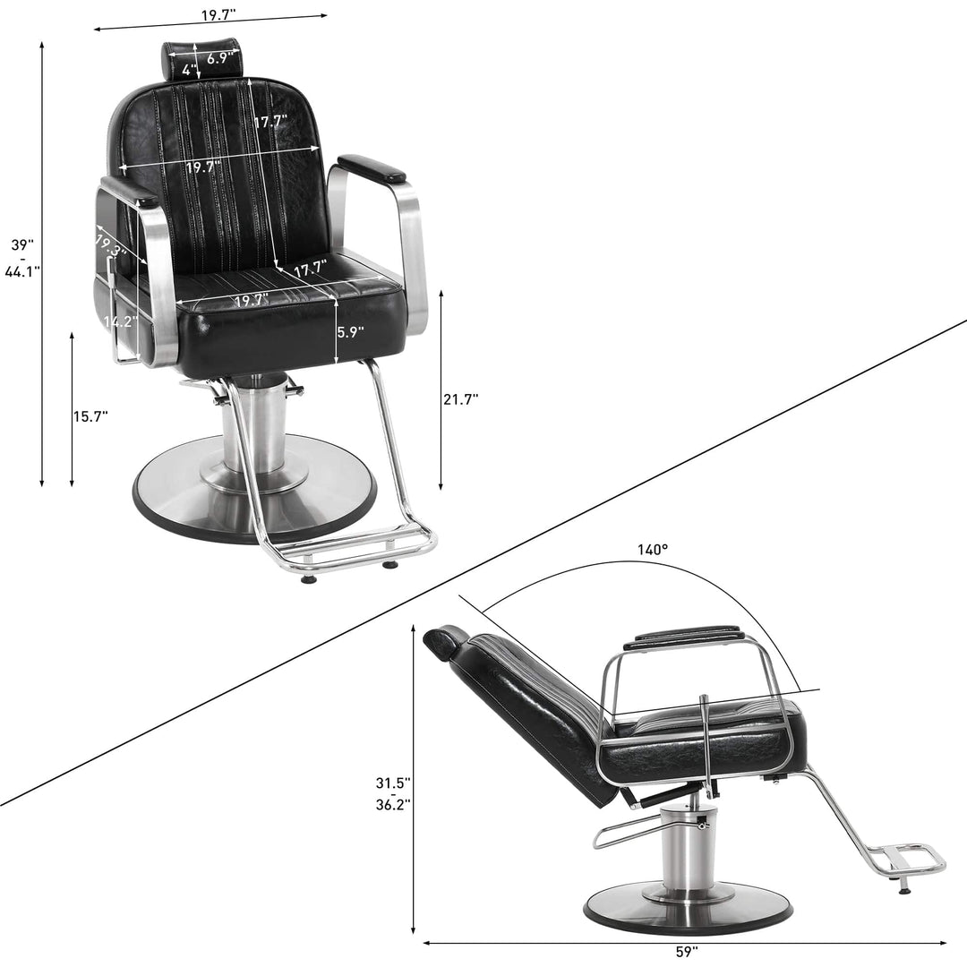 Brooks Salon Furnishing The Vanguard Barber Chair