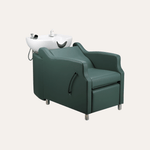Keller International Amaré Shampoo Bowl & Chair Evergreen / White / White DSP-KEL-BWSH-K4002-EVERGREEN