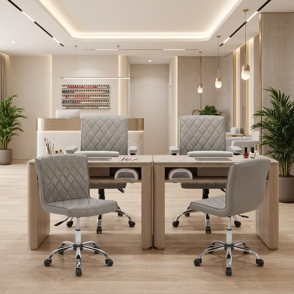 Mayakoba DELIA Manicure Technician Stool