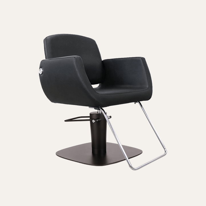 Keller International Denver Salon Chair Black / Square Black +$19 / Chrome DSP-KEL-APCHR-K1107-T-BLACK
