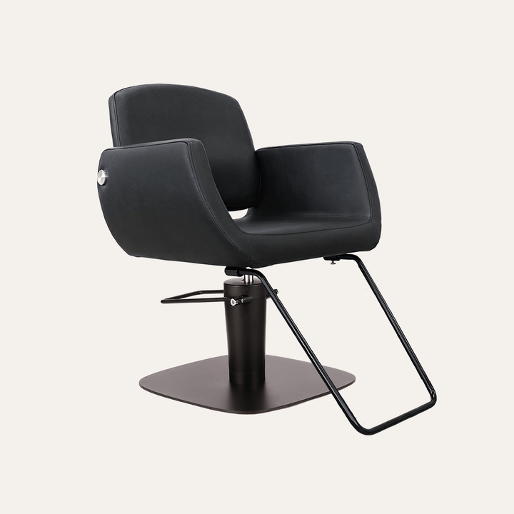 Keller International Denver Salon Chair Black / Square Black +$19 / Black +$19 DSP-KEL-APCHR-K1107-T-BLACK
