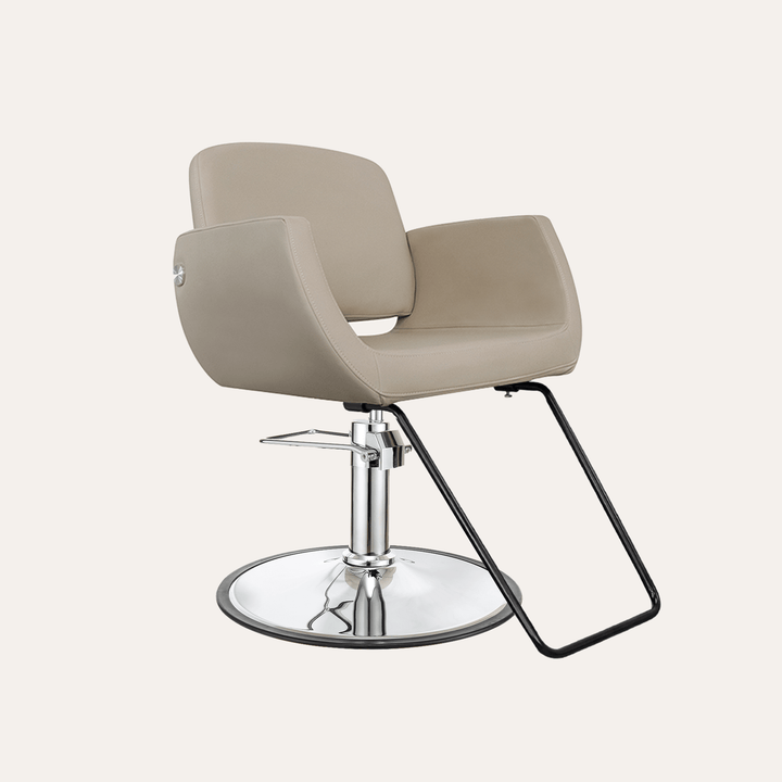 Keller International Denver Salon Chair Warm Cashmere / G2 / Black +$19 DSP-KEL-APCHR-K1107-T-WarmCashmere
