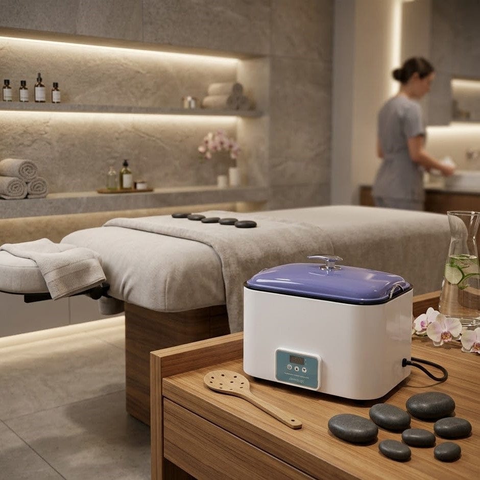 Dermalogic DERMALOGIC Massage Stone Heater & Warmer With Digital Display KDA-STAPP-01