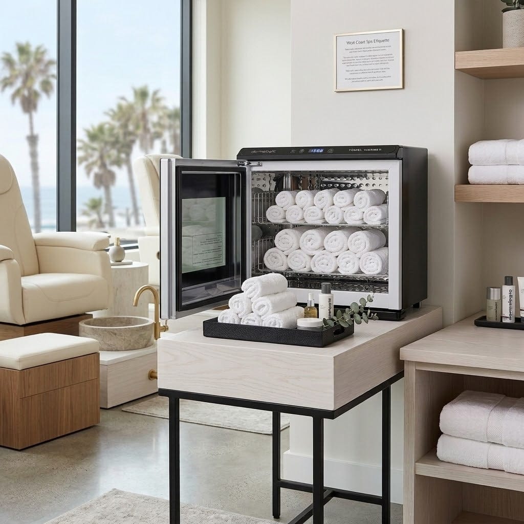 Dermalogic DERMALOGIC Towel Warmer W/ Glass Door 30l KGO-TWAPP-301