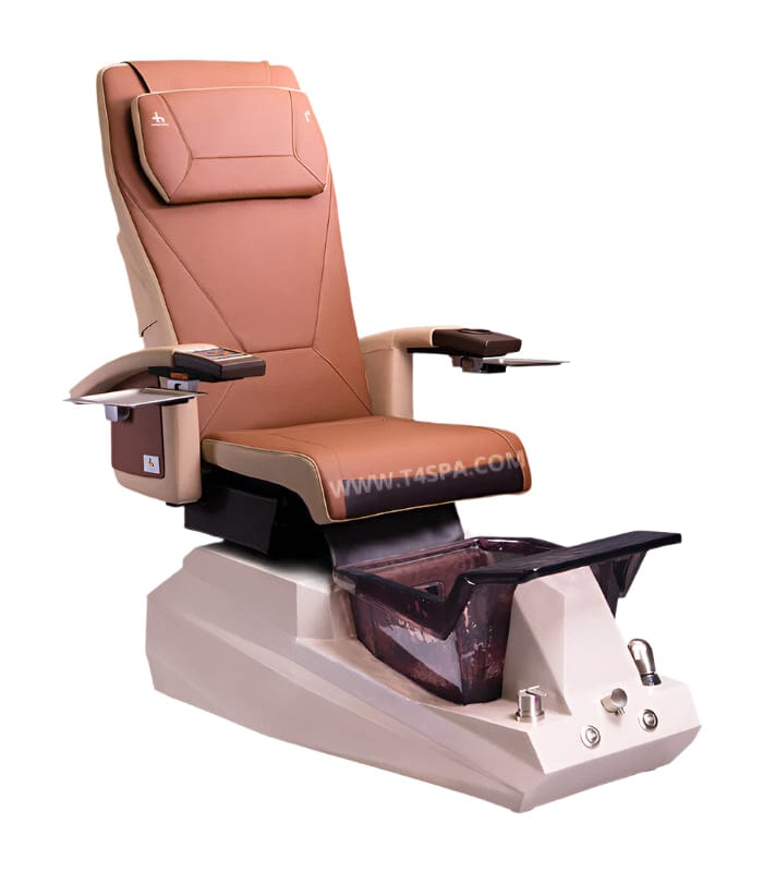 T4 SPA T4 DIAMOND HTxT4S Pedicure Chair Cappuccino / Gold DSP-T4-SPA-TFM-DIAMOND