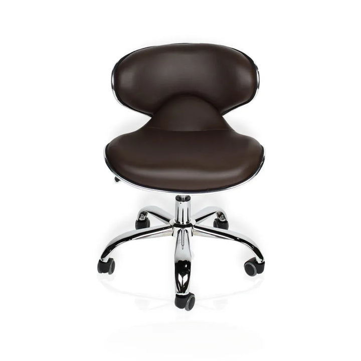 J&A USA J&A Euro Salon Technician Stool - Manicure Or Pedicure Pedicure Technician (13” to 16”) / Euro Chocolate DSP-J&A-PDSTL-PR-STO-EUR-CHO