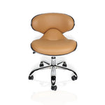 J&A USA J&A Euro Salon Technician Stool - Manicure Or Pedicure Pedicure Technician (13” to 16”) / Euro Mocha DSP-J&A-PDSTL-PR-STO-EUR-MCH
