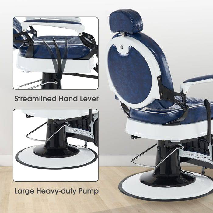 Brooks Salon Furnishing RetroRecline Pro Hydraulic Barber Chair