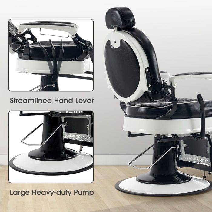 Brooks Salon Furnishing RetroRecline Pro Hydraulic Barber Chair