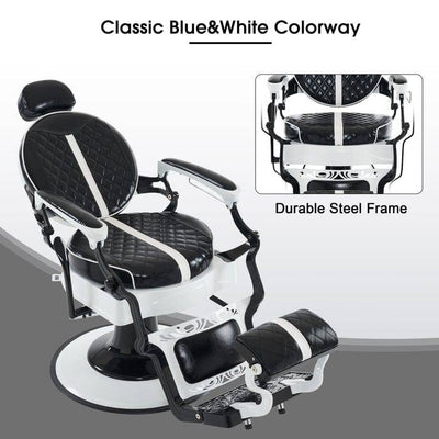 Brooks Salon Furnishing Vintage Luxe Pro Hydraulic Barber Chair