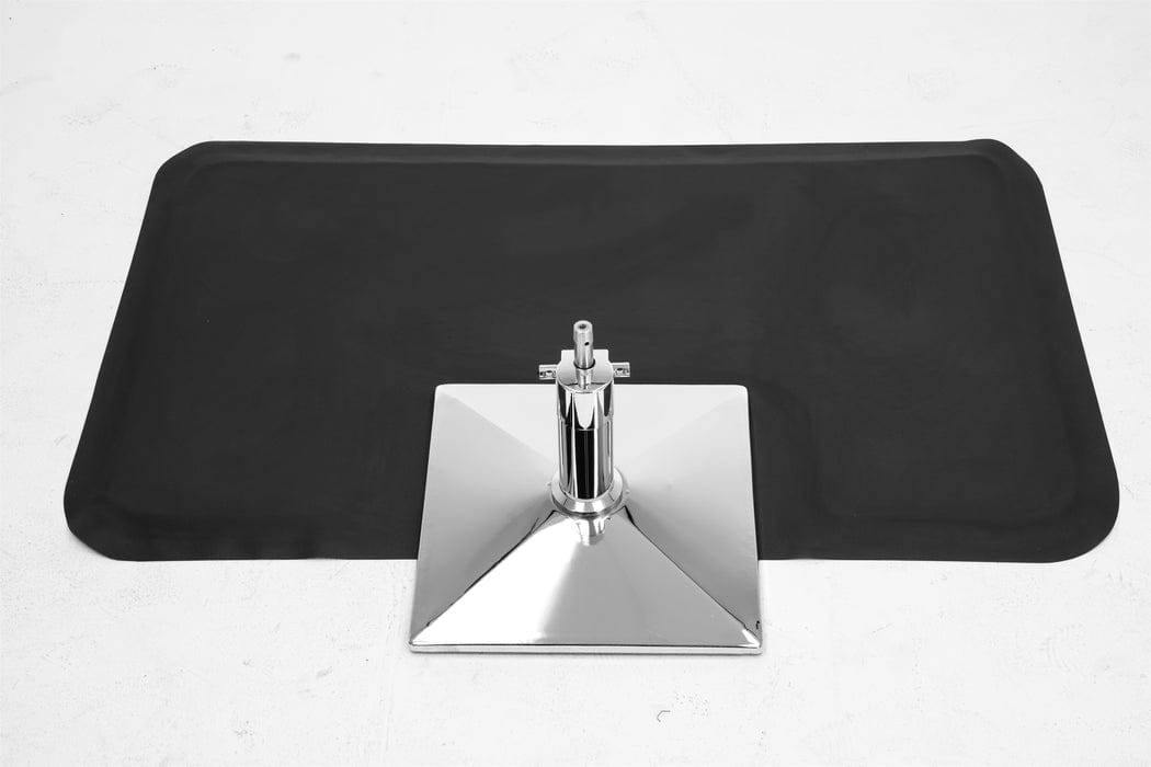 Brooks Salon Furnishing Square Salon Mat 3 x 5 Extra Thick FF-BBP-MAT-0040-BLK