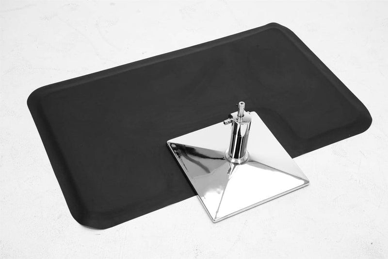 Brooks Salon Furnishing Square Salon Mat 3 x 5 Extra Thick FF-BBP-MAT-0040-BLK