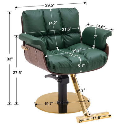 Brooks Salon Furnishing HydroFlow Salon Chair: Cutting-Edge Beauty Spa Styling Gear