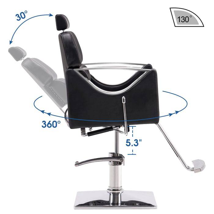 Brooks Salon Furnishing RegalFlow Heavy Duty Classic Recliner Salon Chair