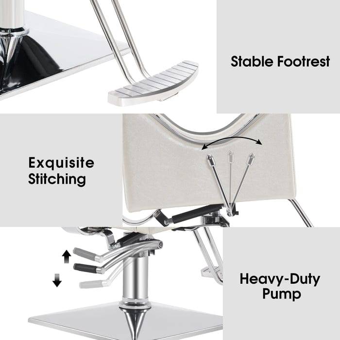 Brooks Salon Furnishing RegalFlow Heavy Duty Classic Recliner Salon Chair