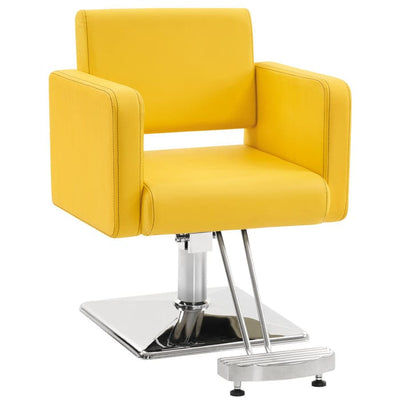 Brooks Salon Furnishing TimelessFlow Styling Salon Chair with Hydraulic Pump Yellow FF-BBP-SYCHR-3805-YLW