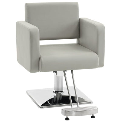 Brooks Salon Furnishing TimelessFlow Styling Salon Chair with Hydraulic Pump Grey FF-BBP-SYCHR-3805-GRY