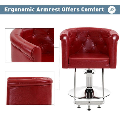 Brooks Salon Furnishing OpulentFlow Tub-Style Hydraulic Salon Chair
