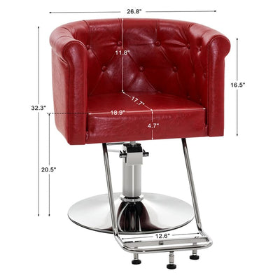 Brooks Salon Furnishing OpulentFlow Tub-Style Hydraulic Salon Chair
