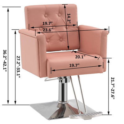 Brooks Salon Furnishing EleganceFlow: Classic Hydraulic Styling Salon Chair