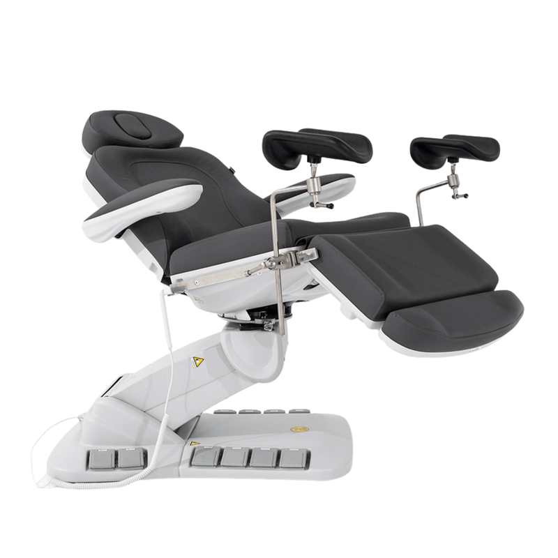ShopSalonCity LuxeTouch Pro Smart Swivel Facial Bed with 4-Motor Precision Control FF-SLF-FCCHR-2246EBS-GRY