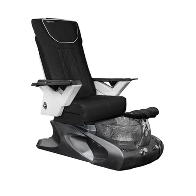 Mayakoba VIGGO II Shiatsulogic FX Pedicure Chair Black FX / Metallic Grey Viggo II AYC-SPA-VIGGO-2-FX9652-849MTLGRY-52BLK
