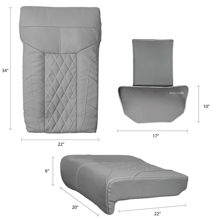 Mayakoba Shiatsulogic FX Massage Chair Top for Pedicure Chairs (cover set only, w/o chair)