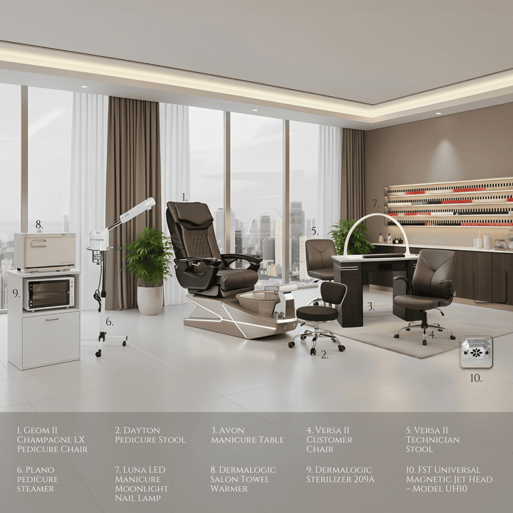 Mayakoba GEOM II 10 Set Package - Coffee