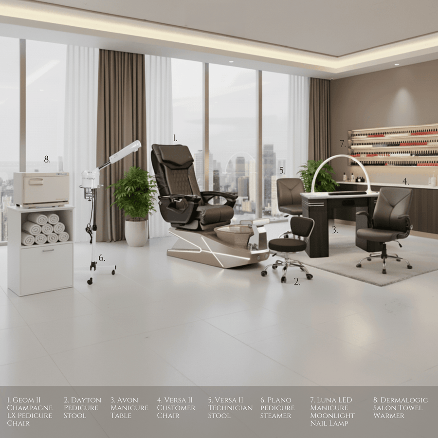 Mayakoba GEOM II 8 Set Package - Coffee