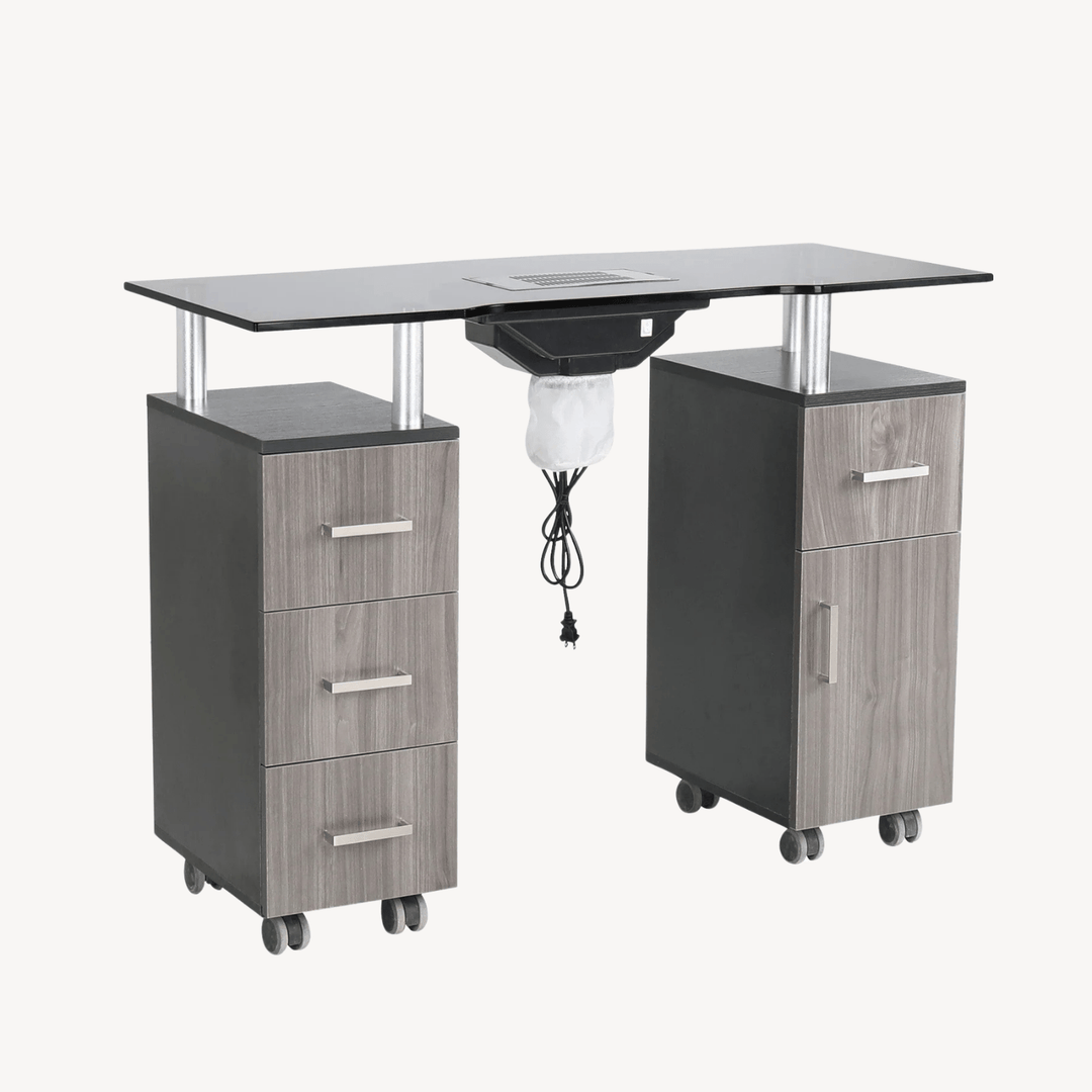 Mayakoba GLASGLOW Manicure Table With Fan