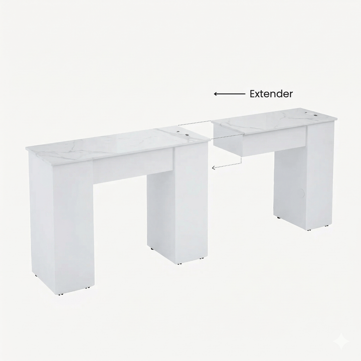 Mayakoba AVIGNON Manicure Table Extender RTG-NTBL-168M-KIT
