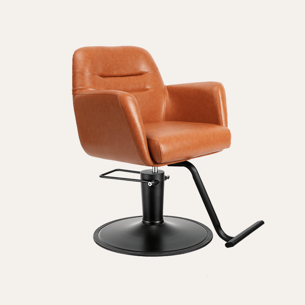 Keller International Gemma Salon Chair Camel / Black / Black +$19 DSP-KEL-APCHR-K1126-T-CAMEL