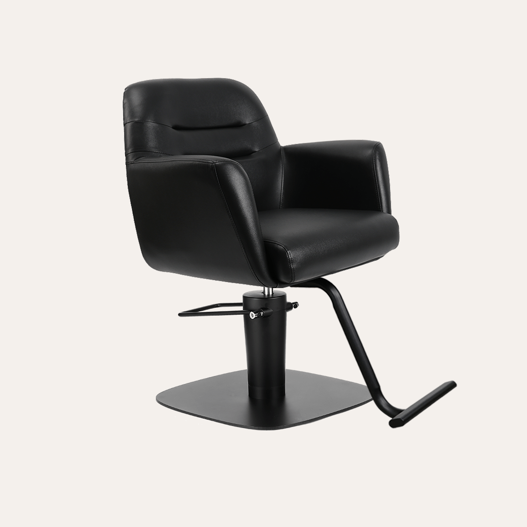 Keller International Gemma Salon Chair Black / Square Black +$19 / Black +$19 DSP-KEL-APCHR-K1126-T-BLACK