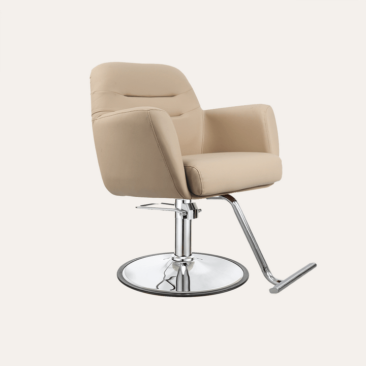 Keller International Gemma Salon Chair Cashmere / G2 / Chrome DSP-KEL-APCHR-K1126-T-CASHMERE-0