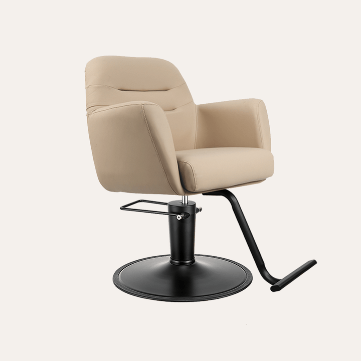 Keller International Gemma Salon Chair Cashmere / Black / Black +$19 DSP-KEL-APCHR-K1126-T-CASHMERE