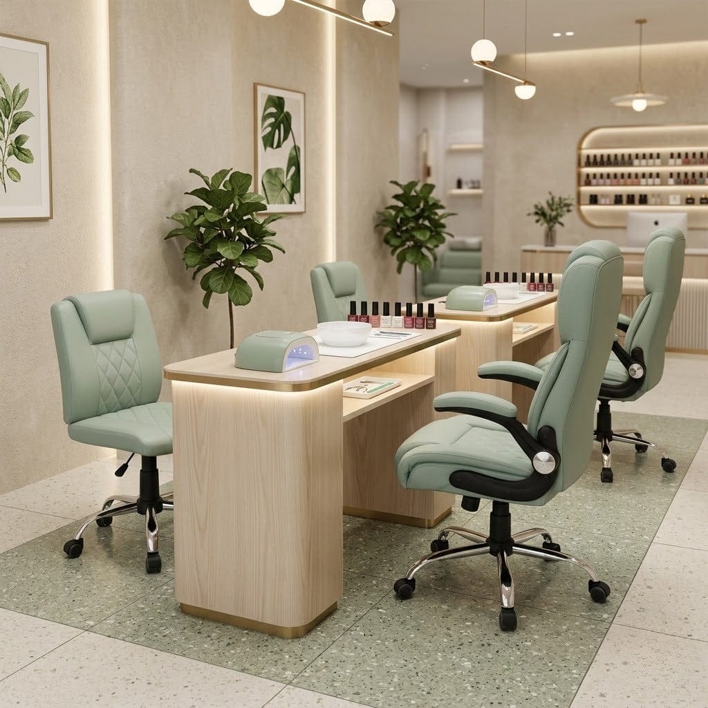 Mayakoba GENESIS Salon Manicure Chair Combo