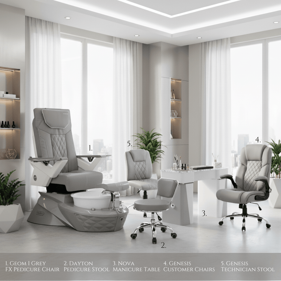 Mayakoba Geom I 5 Set Package - Grey