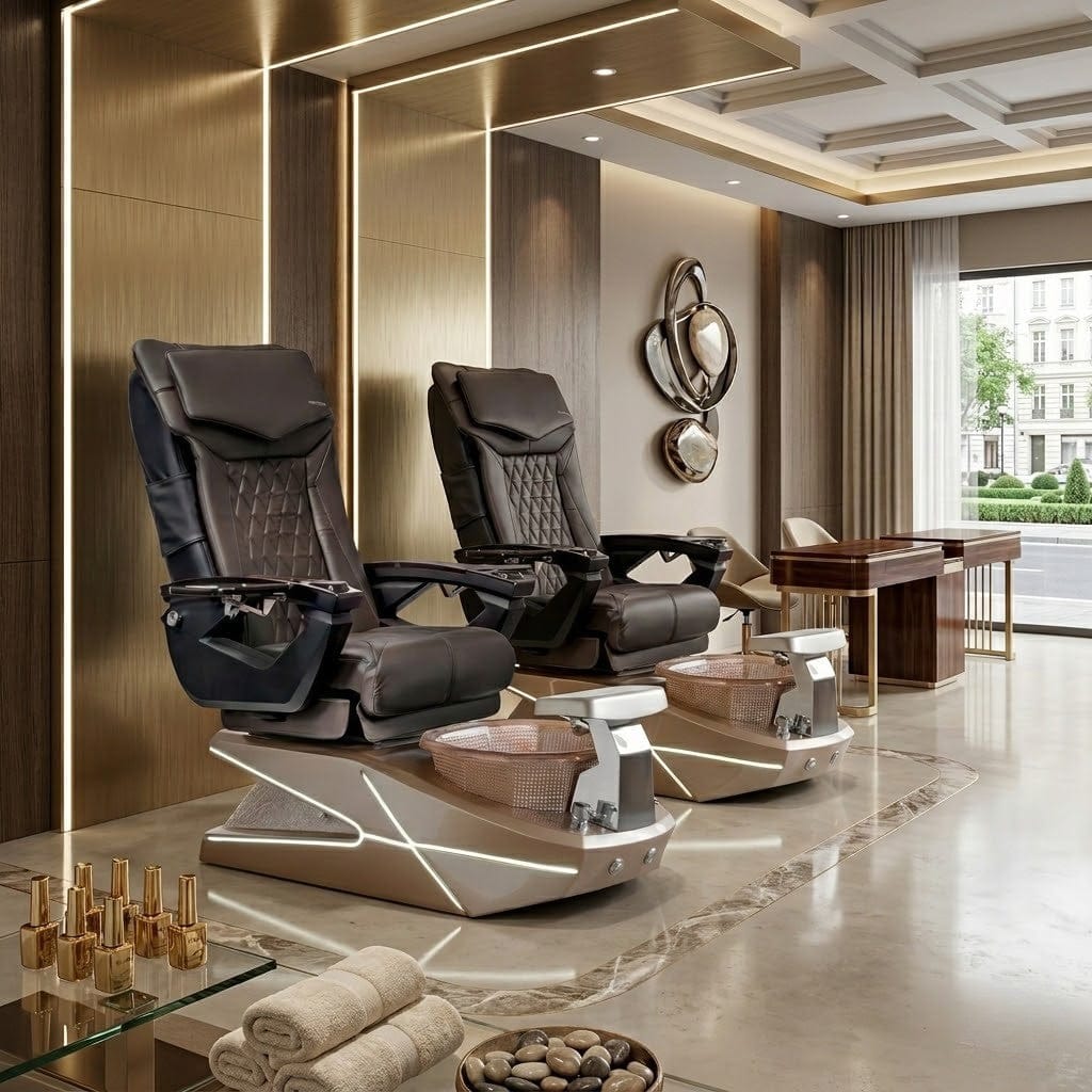 Mayakoba GEOM II Shiatsulogic LX Pedicure Chair