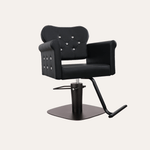 Keller International Glam Ii Salon Chair Black / Square Black +$19 / Black +$19 DSP-KEL-APCHR-K1168C-T-BLACK