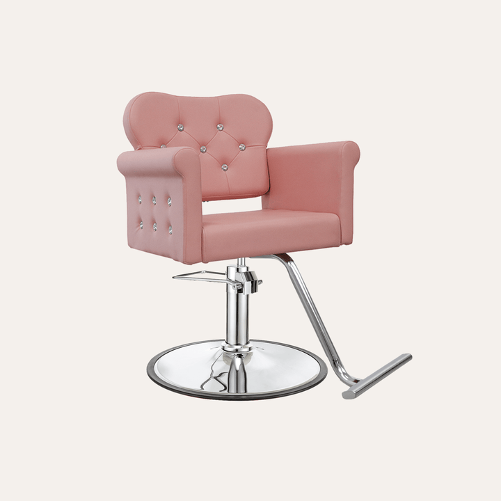 Keller International Glam Ii Salon Chair Pink / G2 / Chrome DSP-KEL-APCHR-K1168C-T-PINK