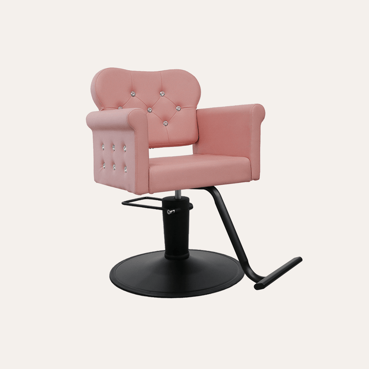 Keller International Glam Ii Salon Chair Pink / Black / Black +$19 DSP-KEL-APCHR-K1168C-T-PINK
