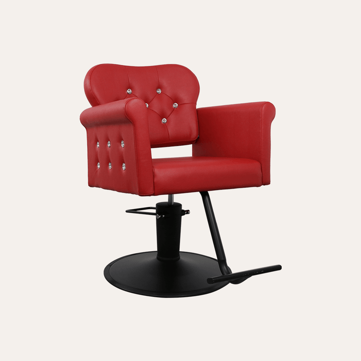 Keller International Glam Ii Salon Chair Red / Black / Black +$19 DSP-KEL-APCHR-K1168C-T-RED
